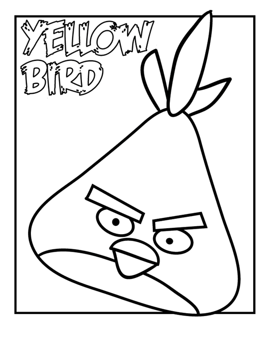 Yellow Bird - Angry birds