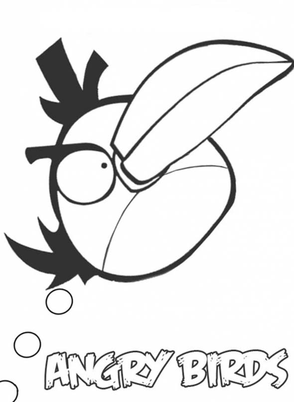 Angry Bird de pico grande