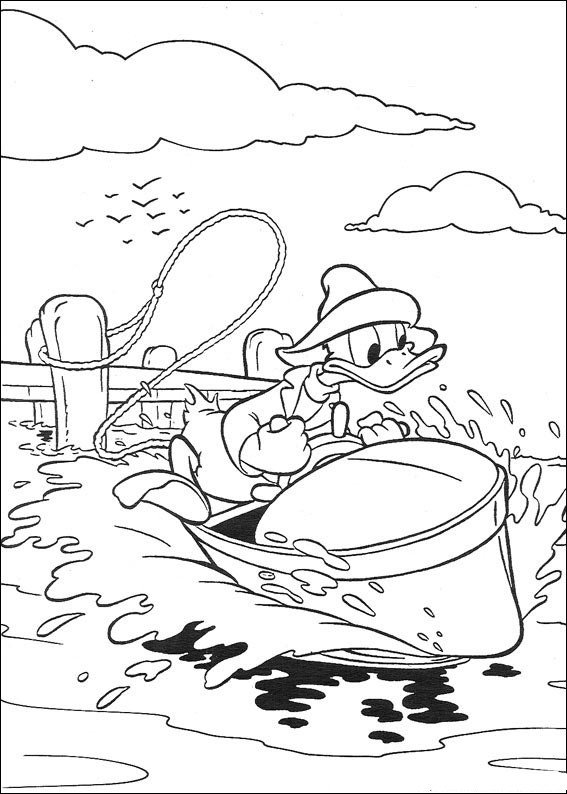 Dibujos para colorear Pato Donald