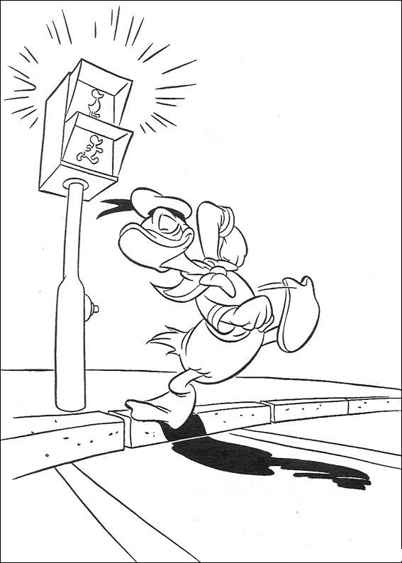 Dibujos para colorear Pato Donald