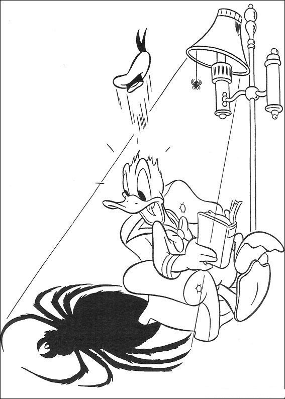 Dibujos para colorear Pato Donald